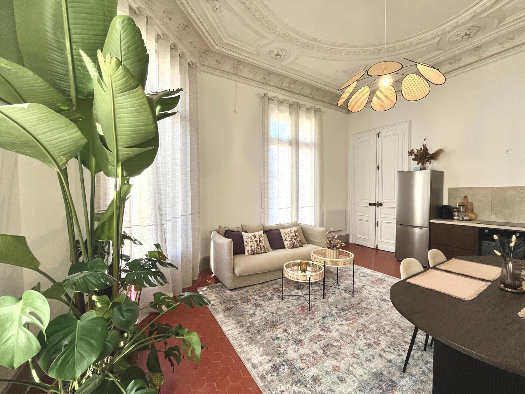 L'Echappee Setoise - Appartement Haussmannien - Localisation Exceptionnelle - Proche Canal Sete Luaran gambar